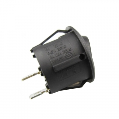 Interrupteur à Bascule 2 Positions 16A 250V – DPST, 4 Broches, Couleur Noire, 30x22 Mm