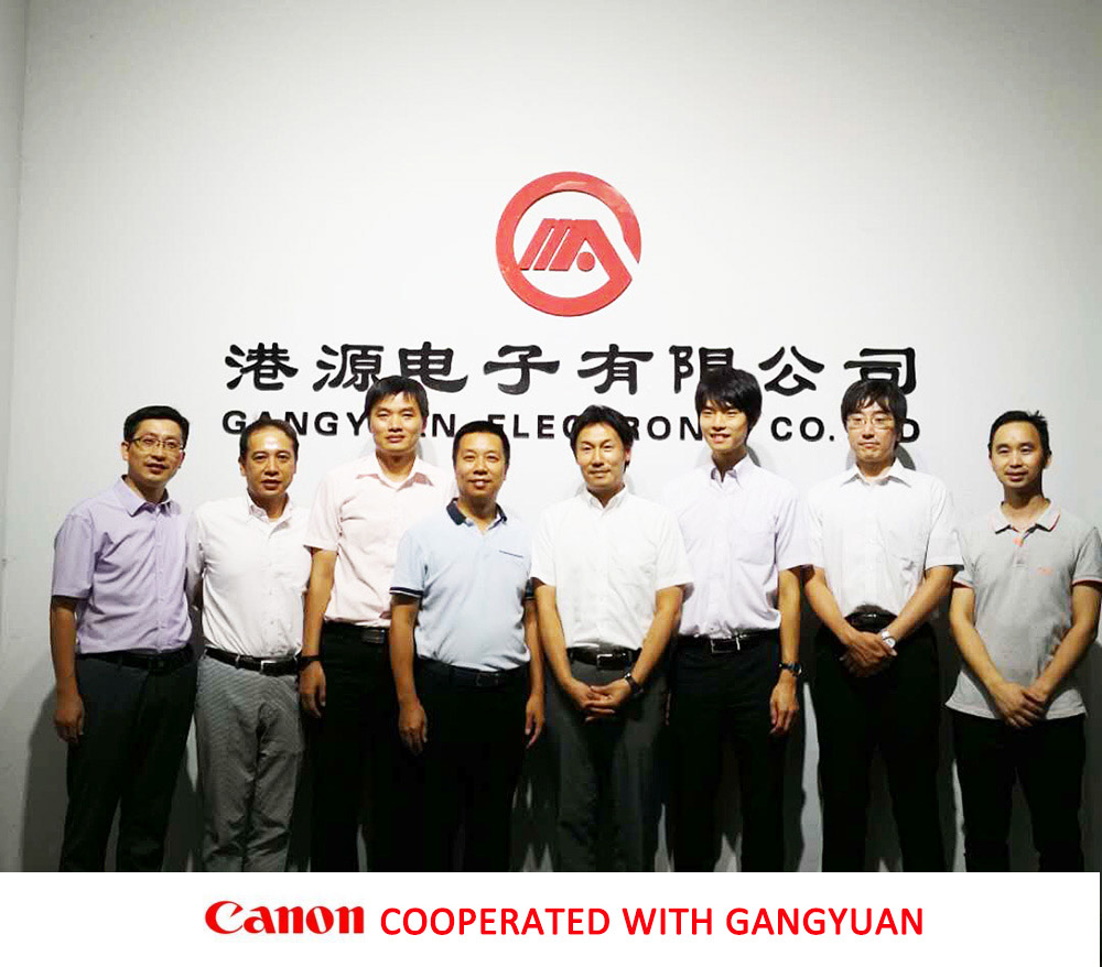 Canon's Visite et coopération commerciale avec son Commutateur de tact Fabricant