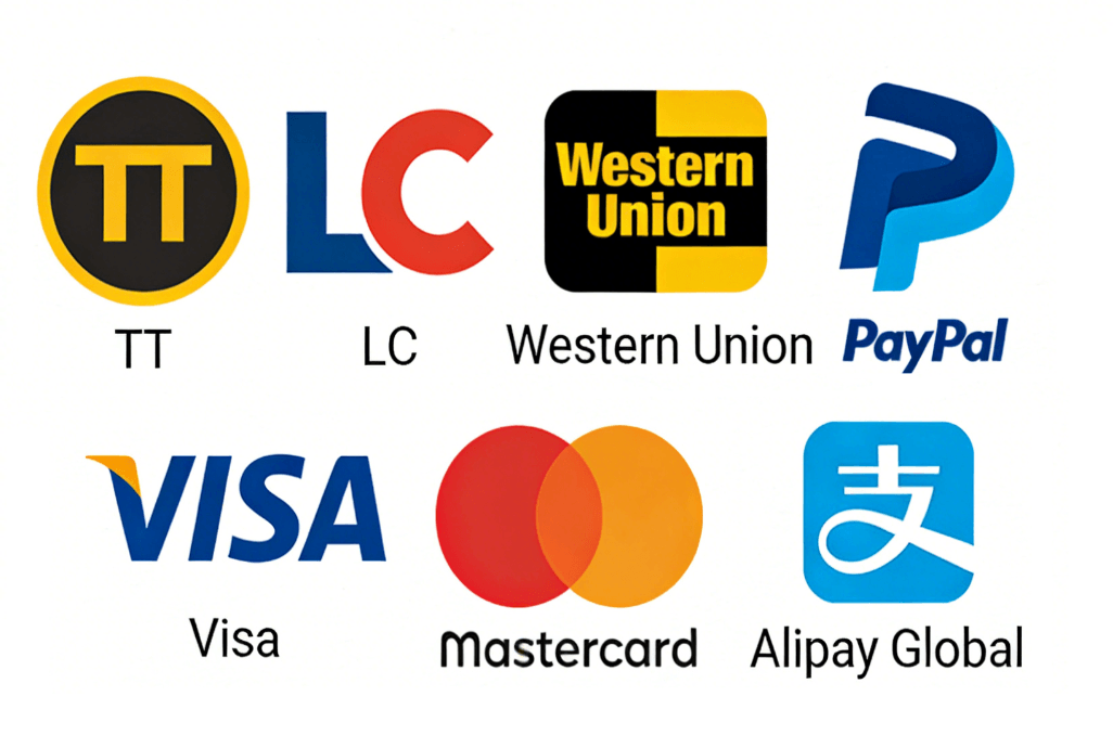 Quels modes de paiement acceptez-vous ? – FAQ pour les fabricants de commutateurs